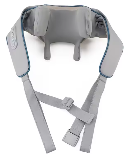 An advanced massage device that mimics human touch. Perfect for neck, shoulders, and back.